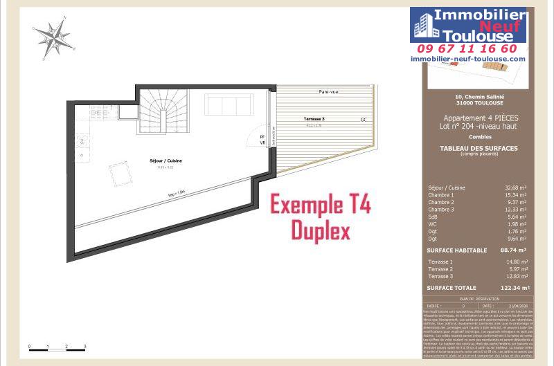 Appartements neufs à Toulouse Lardenne - Programmes immobiliers neufs LNC Nouveaux constructeurs Le Domaine du Marronnier