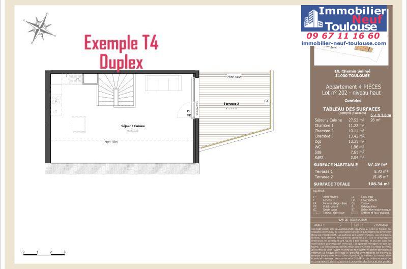 Appartements neufs à Toulouse Lardenne - Programmes immobiliers neufs LNC Nouveaux constructeurs Le Domaine du Marronnier