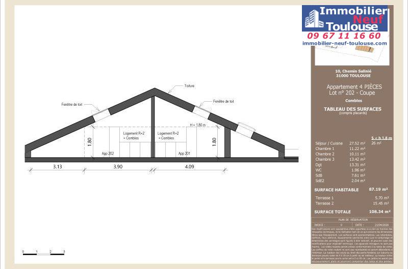 Appartements neufs à Toulouse Lardenne - Programmes immobiliers neufs LNC Nouveaux constructeurs Le Domaine du Marronnier