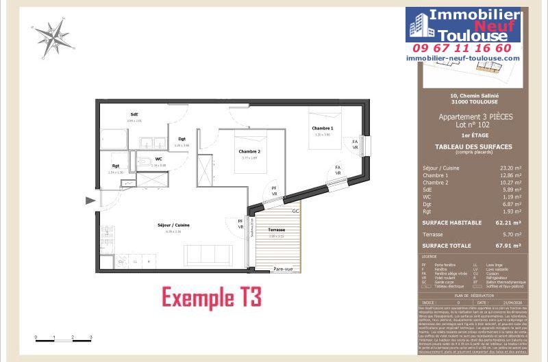 Appartements neufs à Toulouse Lardenne - Programmes immobiliers neufs LNC Nouveaux constructeurs Le Domaine du Marronnier