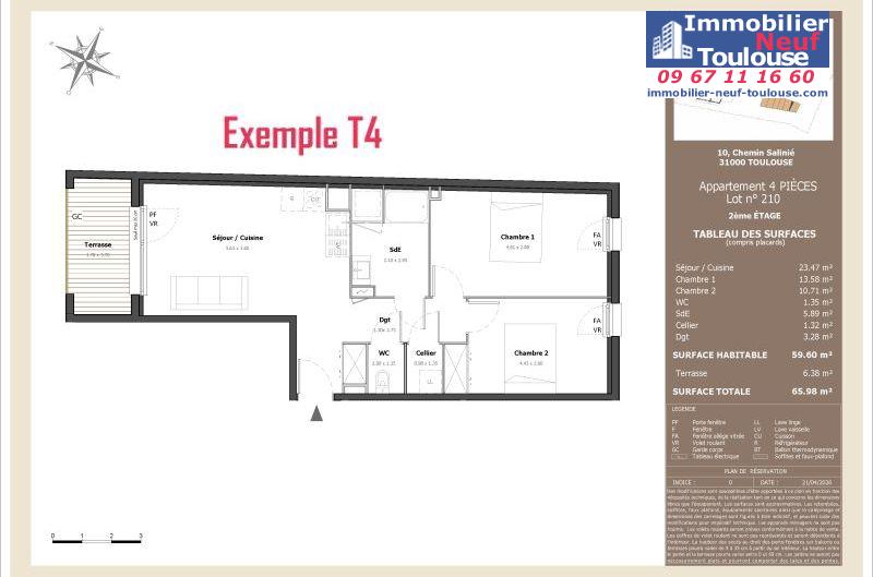 Appartements neufs à Toulouse Lardenne - Programmes immobiliers neufs LNC Nouveaux constructeurs Le Domaine du Marronnier