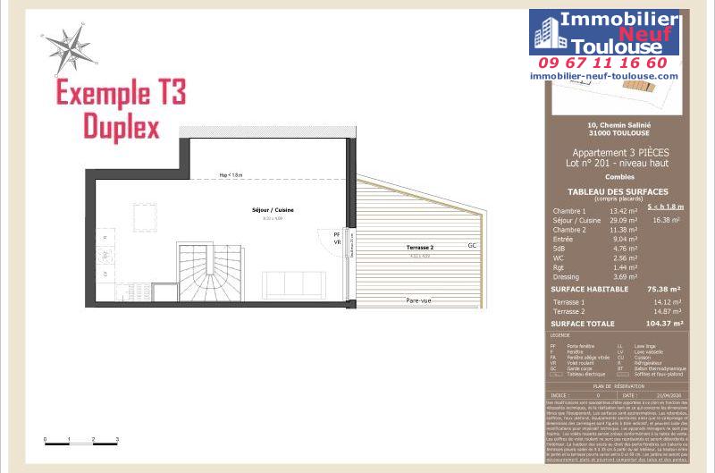 Appartements neufs à Toulouse Lardenne - Programmes immobiliers neufs LNC Nouveaux constructeurs Le Domaine du Marronnier