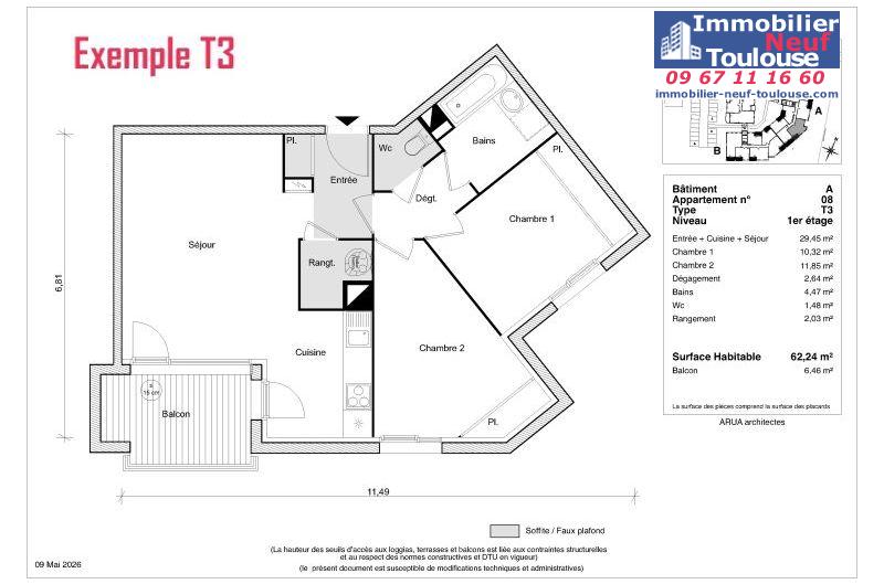 Appartements neufs à Launaguet - Programmes immobiliers neufs Greencity LES BUCOLIQUES
