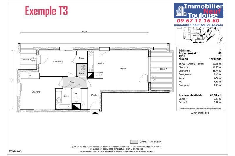 Appartements neufs à Launaguet - Programmes immobiliers neufs Greencity LES BUCOLIQUES