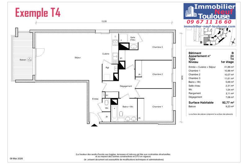 Appartements neufs à Launaguet - Programmes immobiliers neufs Greencity LES BUCOLIQUES