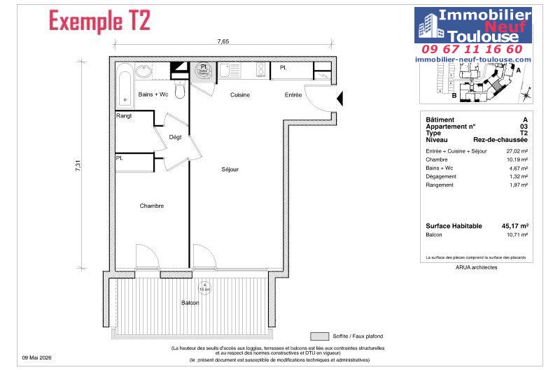 Appartements neufs à Launaguet - Programmes immobiliers neufs Greencity LES BUCOLIQUES