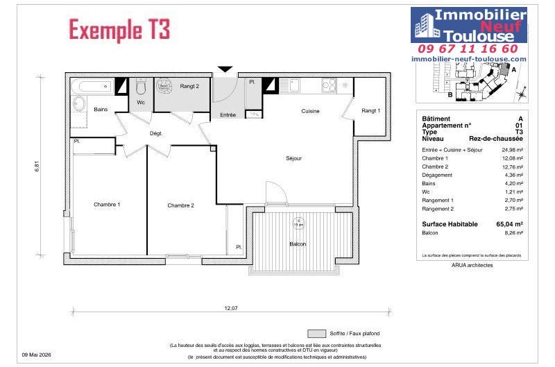 Appartements neufs à Launaguet - Programmes immobiliers neufs Greencity LES BUCOLIQUES
