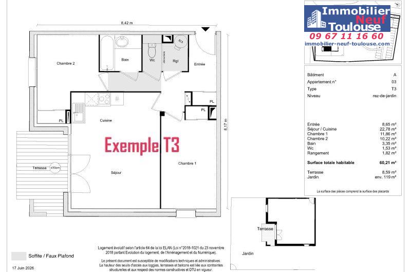 Appartements neufs à Tournefeuille - Programmes immobiliers neufs Greencity LES ROITELETS