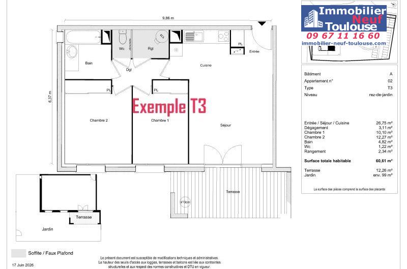 Appartements neufs à Tournefeuille - Programmes immobiliers neufs Greencity LES ROITELETS