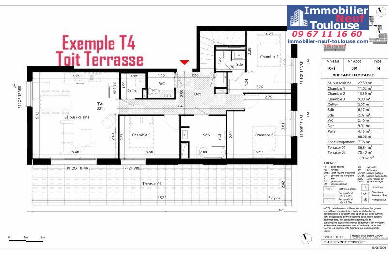Appartements neufs à Toulouse Bonnefoy - Programmes immobiliers neufs Bouygues Immobilier Le Celene