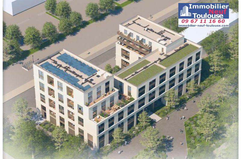 Appartements neufs à Toulouse Montaudran - Programmes immobiliers neufs Saint agne promotion VIVRE ENSEMBLE TOULOUSE AEROSPACE