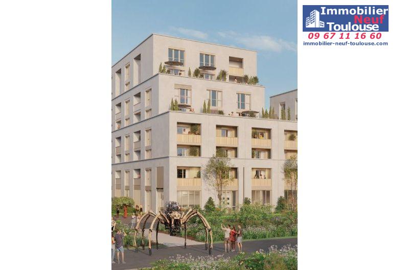Appartements neufs à Toulouse Montaudran - Programmes immobiliers neufs Saint agne promotion VIVRE ENSEMBLE TOULOUSE AEROSPACE