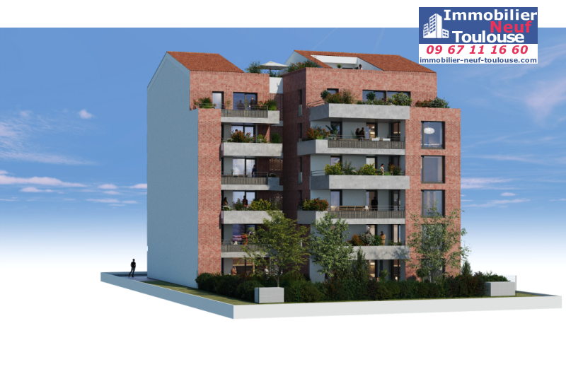 Appartements neufs à Toulouse Pont Des Demoiselles - Programmes immobiliers neufs Fonta Villa Demoiselles