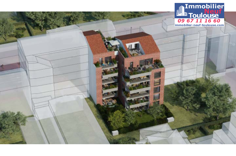 Appartements neufs à Toulouse Pont Des Demoiselles - Programmes immobiliers neufs Fonta Villa Demoiselles