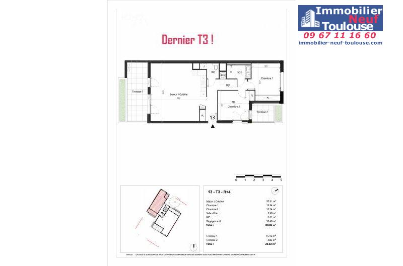 Appartements neufs à Toulouse Pont Des Demoiselles - Programmes immobiliers neufs Fonta Villa Demoiselles