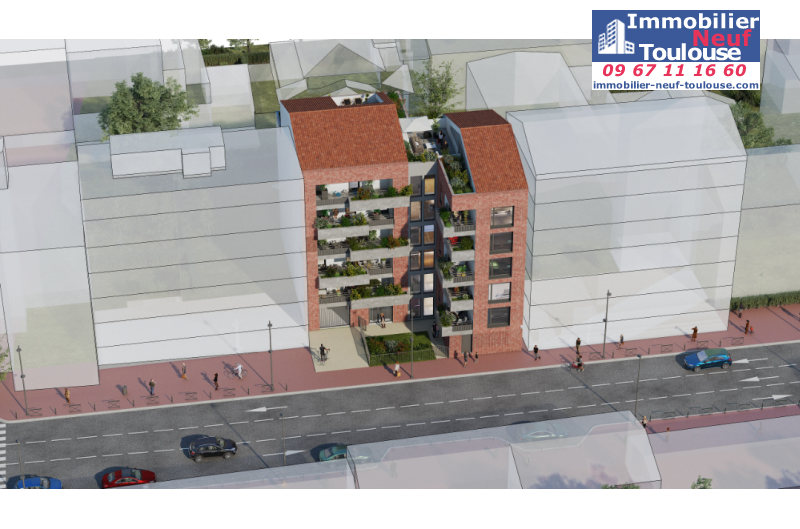 Appartements neufs à Toulouse Pont Des Demoiselles - Programmes immobiliers neufs Fonta Villa Demoiselles