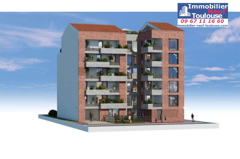 Appartements neufs à Toulouse Pont Des Demoiselles - Programmes immobiliers neufs Fonta Villa Demoiselles
