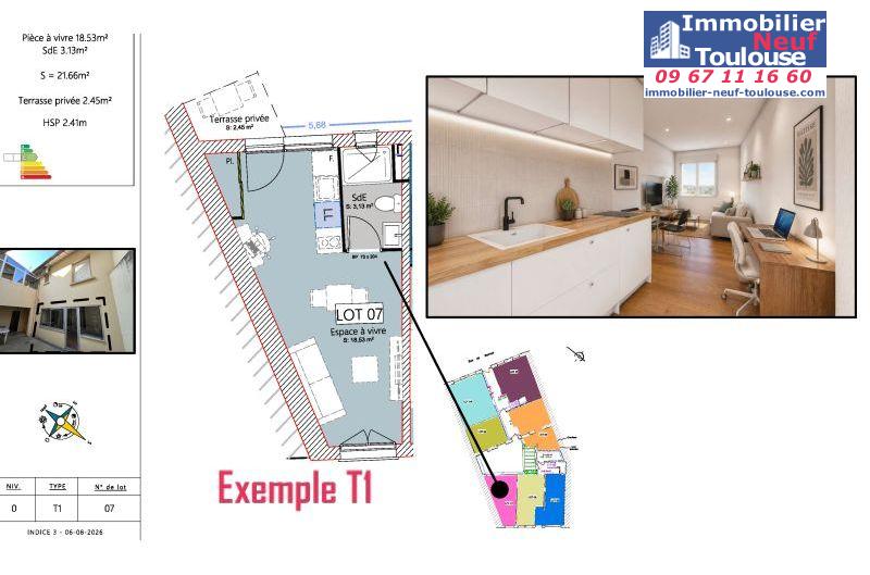 Appartements neufs à Toulouse Compans Cafarelli - Programmes immobiliers neufs Good value