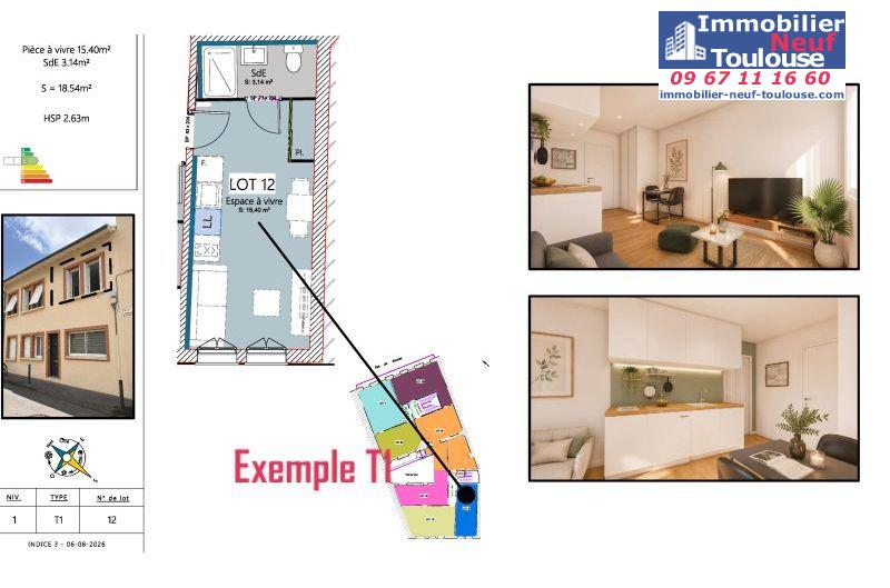 Appartements neufs à Toulouse Compans Cafarelli - Programmes immobiliers neufs Good value