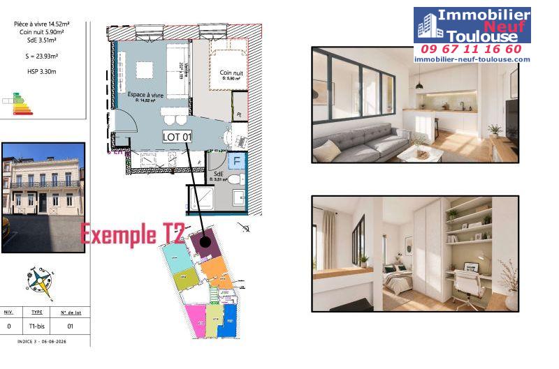 Appartements neufs à Toulouse Compans Cafarelli - Programmes immobiliers neufs Good value