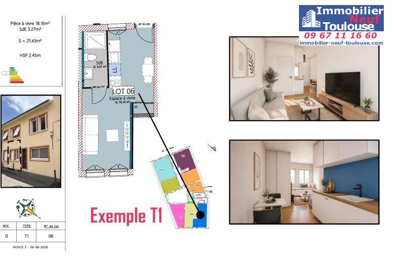 Appartements neufs à Toulouse Compans Cafarelli - Programmes immobiliers neufs Good value