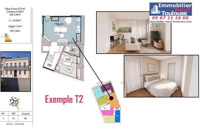 Appartements neufs à Toulouse Compans Cafarelli - Programmes immobiliers neufs Good value
