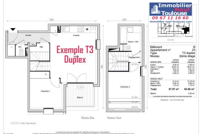 Appartements neufs à Toulouse Borderouge - Programmes immobiliers neufs Greencity LE TWENTY