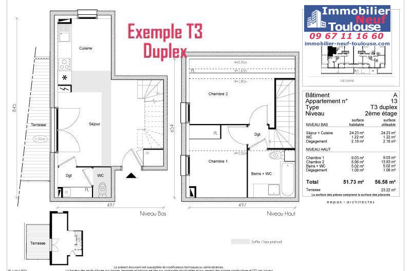 Appartements neufs à Toulouse Borderouge - Programmes immobiliers neufs Greencity LE TWENTY