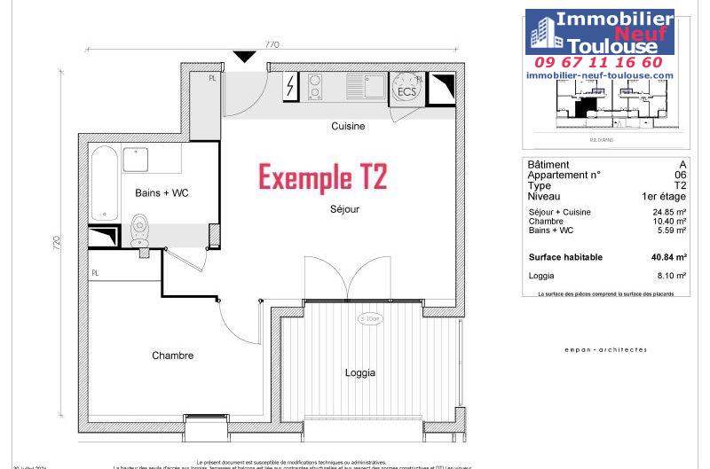 Appartements neufs à Toulouse Borderouge - Programmes immobiliers neufs Greencity LE TWENTY