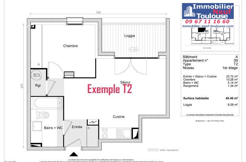 Appartements neufs à Toulouse Borderouge - Programmes immobiliers neufs Greencity LE TWENTY