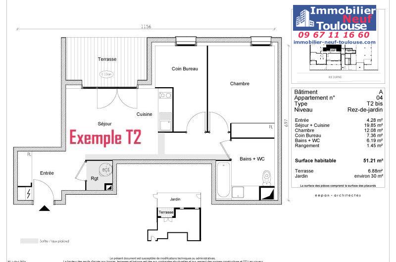 Appartements neufs à Toulouse Borderouge - Programmes immobiliers neufs Greencity LE TWENTY