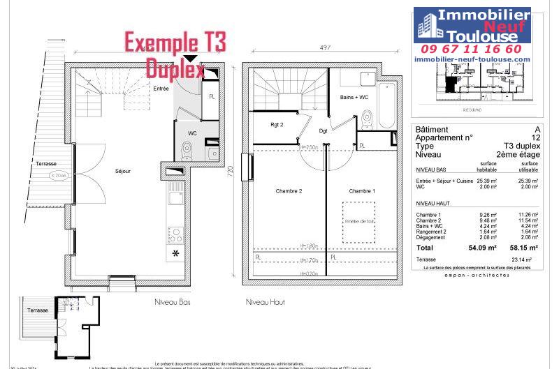 Appartements neufs à Toulouse Borderouge - Programmes immobiliers neufs Greencity LE TWENTY