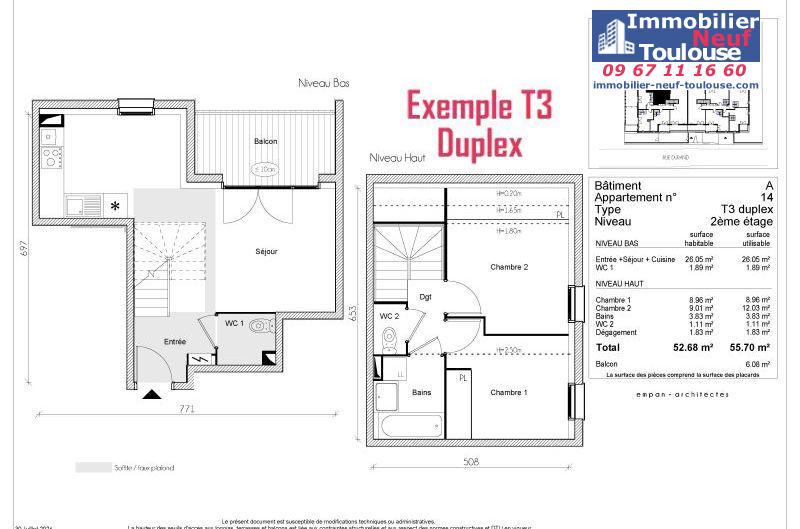 Appartements neufs à Toulouse Borderouge - Programmes immobiliers neufs Greencity LE TWENTY