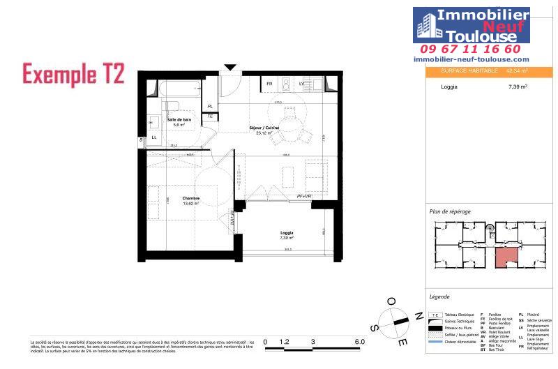 Appartements neufs à Colomiers - Programmes immobiliers neufs Sporting SUNLINE