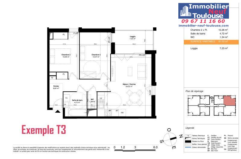 Appartements neufs à Colomiers - Programmes immobiliers neufs Sporting SUNLINE