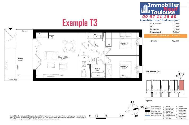 Appartements neufs à Colomiers - Programmes immobiliers neufs Sporting SUNLINE