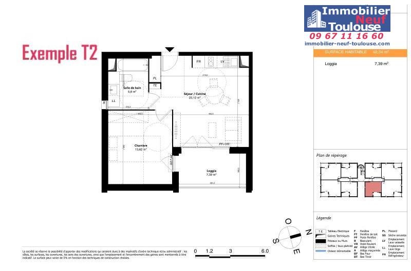 Appartements neufs à Colomiers - Programmes immobiliers neufs Sporting SUNLINE