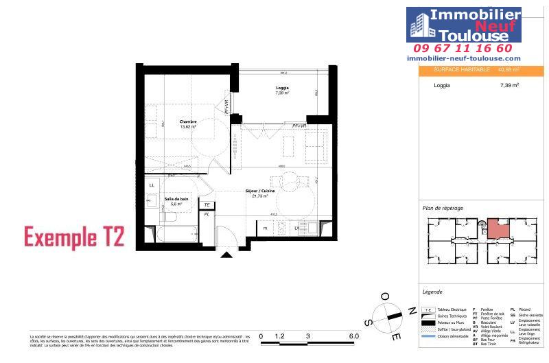 Appartements neufs à Colomiers - Programmes immobiliers neufs Sporting SUNLINE
