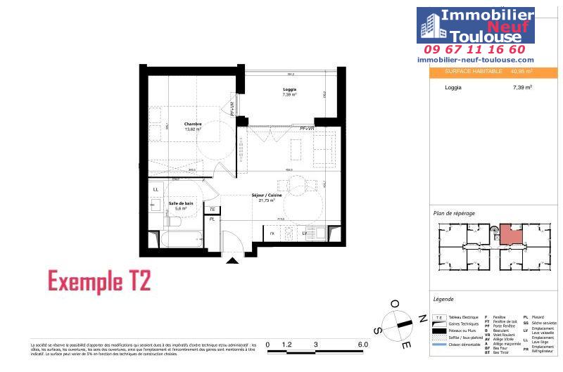 Appartements neufs à Colomiers - Programmes immobiliers neufs Sporting SUNLINE