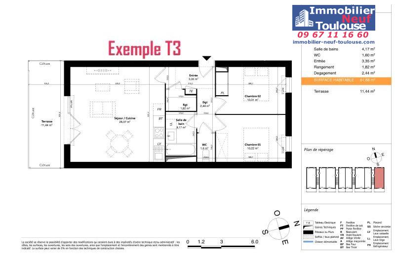 Appartements neufs à Colomiers - Programmes immobiliers neufs Sporting SUNLINE