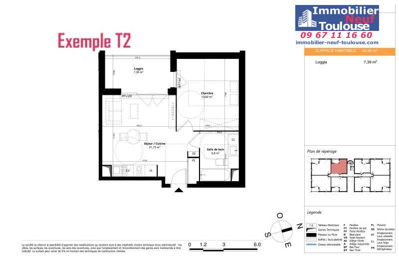 Appartements neufs à Colomiers - Programmes immobiliers neufs Sporting SUNLINE