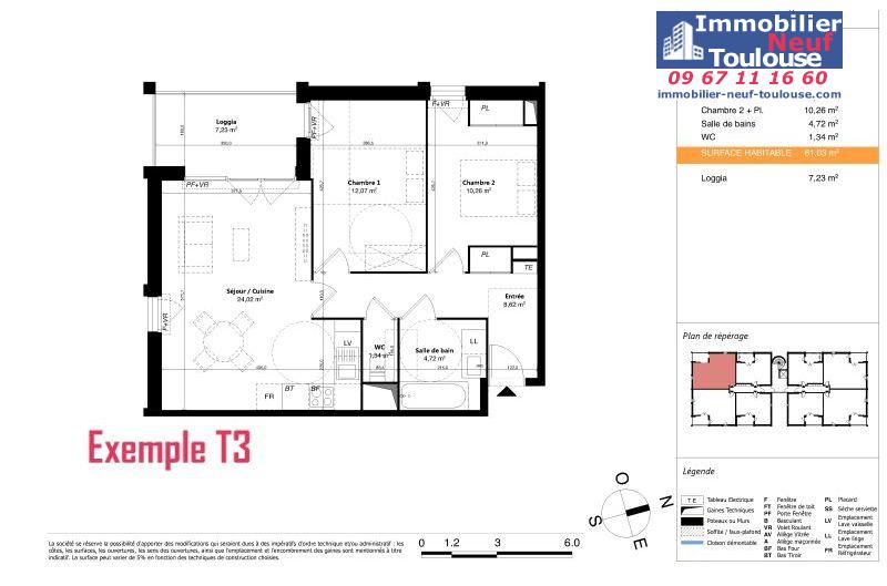 Appartements neufs à Colomiers - Programmes immobiliers neufs Sporting SUNLINE