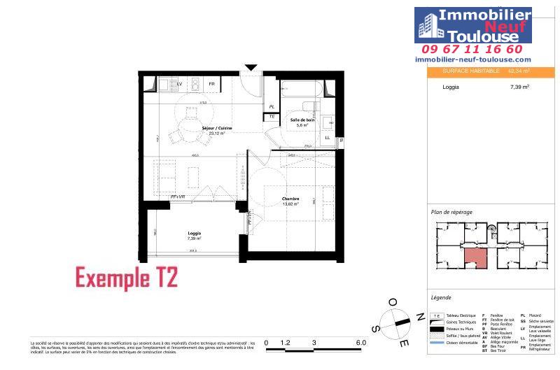 Appartements neufs à Colomiers - Programmes immobiliers neufs Sporting SUNLINE