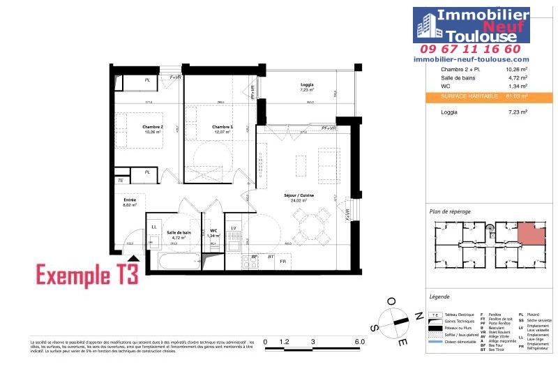 Appartements neufs à Colomiers - Programmes immobiliers neufs Sporting SUNLINE