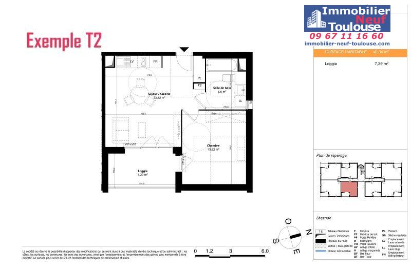 Appartements neufs à Colomiers - Programmes immobiliers neufs Sporting SUNLINE