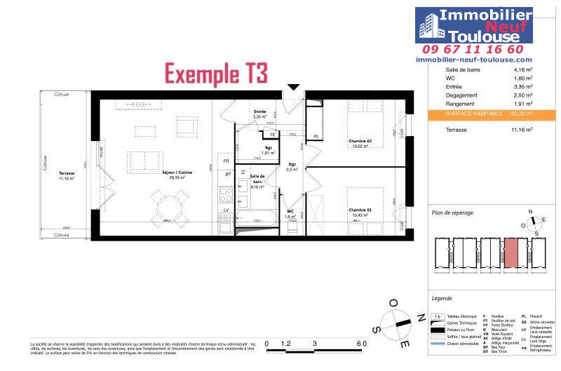 Appartements neufs à Colomiers - Programmes immobiliers neufs Sporting SUNLINE