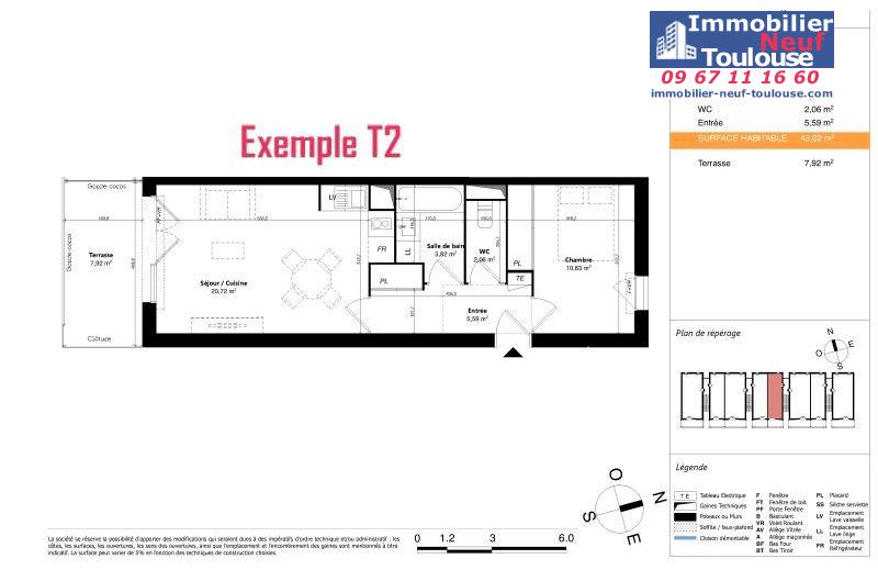 Appartements neufs à Colomiers - Programmes immobiliers neufs Sporting SUNLINE