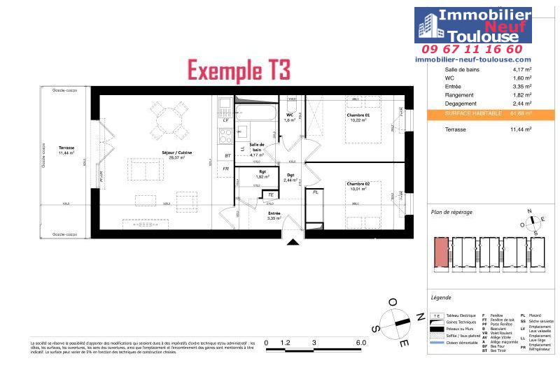 Appartements neufs à Colomiers - Programmes immobiliers neufs Sporting SUNLINE