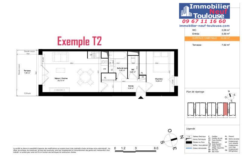 Appartements neufs à Colomiers - Programmes immobiliers neufs Sporting SUNLINE