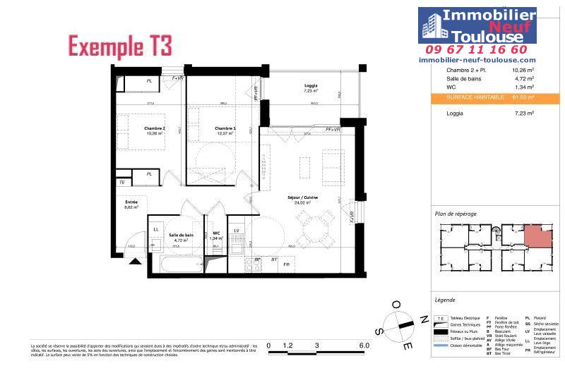 Appartements neufs à Colomiers - Programmes immobiliers neufs Sporting SUNLINE